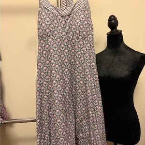Patterned Sleeveless Dress